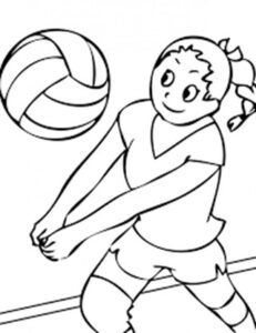 dessin volley