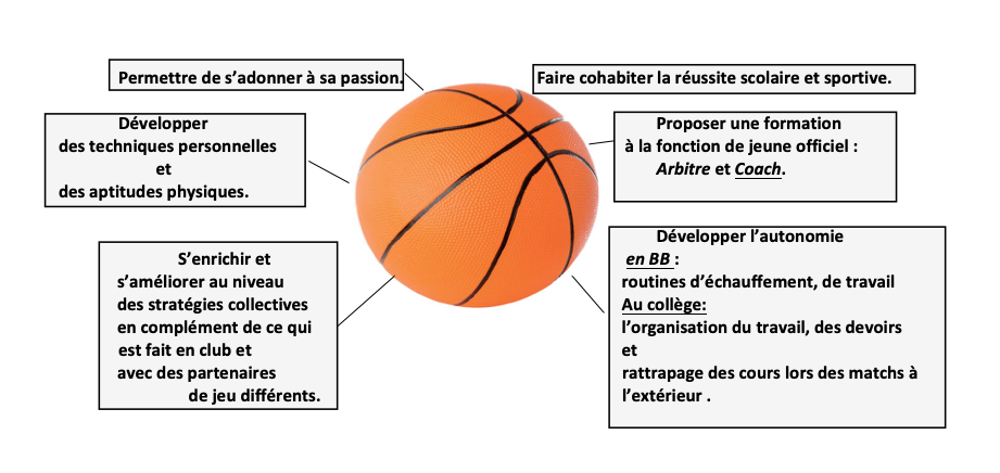 Objectifs section Basket JeanXXIII Pamiers